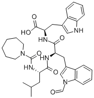 CAS#: 141595-53-1, N-[(Hexahydro-1H-Azepin-1-Yl)Carbonyl]-L-Leucyl-1-Formyl-D-Tryptophyl-D-Tryptophan