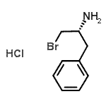 CAS 登录号：141595-89-3， (2R)-1-溴-3-苯基-2-丙胺盐酸盐(1:1)