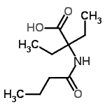 CAS#: 141745-60-0, 2-(Butyrylamino)-2-Ethylbutanoic Acid