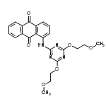 CAS#: 14179-98-7, 1-{[4,6-Bis(2-Methoxyethoxy)-1,3,5-Triazin-2-Yl]Amino}-9,10-Anthraquinone