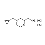 CAS#: 141815-15-8, 1-[4-(Cyclopropylmethyl)-2-Morpholinyl]Methanamine Dihydrochloride