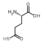 CAS 登录号：141817-15-4， (2S)-2-氨基-5-氧代-5-硫基戊酸