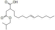 CAS 登录号：141847-13-4， (E)-2-[2-(2-甲基丙氧基)-2-氧代乙基]十四碳-8-烯酸