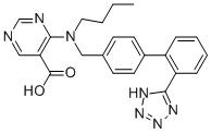 CAS#: 141872-46-0, 4-[Butyl-[[4-[2-(2H-Tetrazol-5-Yl)Phenyl]Phenyl]Methyl]Amino]Pyrimidine-5-Carboxylic Acid