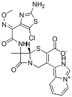 CAS#: 141912-84-7, (6S,7S)-7-[[(2E)-2-(2-Amino-5-Chloro-1,3-Thiazol-4-Yl)-2-Methoxyiminoacetyl]Amino]-3-(Imidazo[3,4-a]Pyridin-4-Ium-2-Ylmethyl)-8-Oxo-5-Thia-1-Azabicyclo[4.2.0]Oct-2-Ene-2-Carboxylate