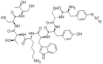 CAS#: 141949-00-0, Azidophenylalanyl-cysteinyl-tyrosyl-tryptophyl-lysyl-threonyl-cysteinyl-threonin-ol