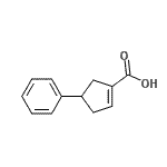 CAS#: 142038-49-1, 4-Phenyl-1-Cyclopentene-1-Carboxylic Acid