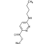 CAS 登录号：142054-67-9， 甲基6-(丁基氨基)-3-哒嗪羧酸酯