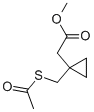 CAS 登录号：142148-14-9， 1-[(乙酰基硫代)甲基]-环丙烷乙酸甲酯