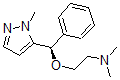 CAS 登录号：142155-43-9， N,N-二甲基-2-[(R)-(2-甲基吡唑-3-基)-苯基甲氧基]乙胺