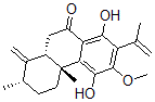 CAS 登录号：142182-52-3， (2S,4aS,10aS)-5,8-二羟基-6-甲氧基-2,4alpha-二甲基-1-亚甲基-7-丙-1-烯-2-基-3,4,10,10alpha-四氢-2H-菲-9-酮