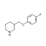 CAS#: 142220-38-0, 3-[(4-Fluorophenoxy)Methyl]Piperidine