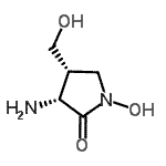 CAS#: 142229-15-0, (3R,4R)-3-Amino-1-Hydroxy-4-(Hydroxymethyl)-2-Pyrrolidinone