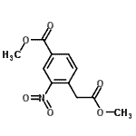 CAS#: 142386-70-7, Methyl 4-(2-Methoxy-2-Oxoethyl)-3-Nitrobenzoate