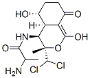 CAS 登录号：142429-34-3， N-[(3S,4S,4aS,5R)-3-(二氯甲基)-1,5-二羟基-3-甲基-8-氧代-4a,5,6,7-四氢-4H-异苯并吡喃-4-基]-2-氨基丙酰胺
