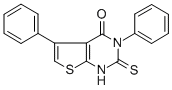 CAS#: 142465-09-6, 2,3-Dihydro-3,5-Diphenyl-2-Thioxo-Thieno[2,3-d]Pyrimidin-4(1H)-One