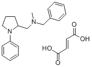 CAS#: 142469-76-9, (-)-N-Methyl-1-Phenyl-N-(Phenylmethyl)-2-Pyrrolidinemethanamine (E)-2-Butenedioate (1:1)