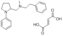 CAS#: 142469-80-5, (-)-N-Methyl-1-Phenyl-N-(2-Phenylethyl)-2-Pyrrolidinemethanamine (E)-2-Butenedioate (1:1)