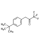 CAS#: 142505-28-0, 1,1,1-Trifluoro-3-[4-(2-Methyl-2-Propanyl)Phenyl]Acetone