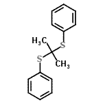 CAS#: 14252-46-1, 1,1'-(2,2-Propanediyldisulfanediyl)Dibenzene