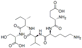 CAS 登录号：142525-10-8， (4S)-4-氨基-5-[[(2S)-6-氨基-1-[[(2S)-1-[[(2S,3S)-1-[[(2S)-1,3-二羟基-1-氧代丙烷-2-基]氨基]-3-甲基-1-氧代戊烷-2-基]氨基]-3-甲基-1-氧代丁烷-2-基]氨基]-1-氧代己烷-2-基]氨基]-5-氧代戊酸