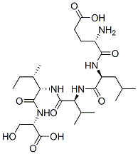 CAS 登录号：142525-11-9， (4S)-4-氨基-5-[[(2S)-1-[[(2S)-1-[[(2S,3S)-1-[[(2S)-1,3-二羟基-1-氧代丙烷-2-基]氨基]-3-甲基-1-氧代戊烷-2-基]氨基]-3-甲基-1-氧代丁烷-2-基]氨基]-4-甲基-1-氧代戊烷-2-基]氨基]-5-氧代戊酸