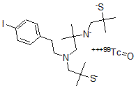 CAS 登录号：142541-49-9， 4-碘苯乙基二氨基二硫醇锝-99