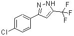 CAS 登录号：142623-90-3， 3-(4-氯苯基)-5-(三氟甲基)-1H-吡唑