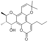 CAS#: 142632-33-5, (+)-Calanolide B