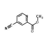 CAS 登录号：142729-98-4， 甲基4-氰基-2-吡啶羧酸酯