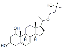 CAS 登录号:142785-61-3, 20-(3-羟基-3-甲基丁氧基)孕甾-5,7-二烯-1,3-二醇