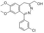 CAS#: 142790-94-1, 1-(3-Chlorophenyl)-4-Hydroxymethyl-7,8-Dimethoxy-5H-2,3-Benzodiazepine
