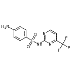 CAS#: 14288-91-6, 4-Amino-N-[4-(Trifluoromethyl)-2-Pyrimidinyl]Benzenesulfonamide