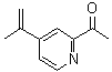 CAS 登录号：142896-11-5， 1-(4-异丙烯基-2-吡啶基)乙酮
