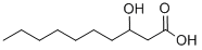 CAS 登录号：14292-26-3， 3-羟基-癸酸
