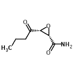 CAS 登录号：142959-87-3， (2S,3R)-3-丁酰基-2-环氧乙烷甲酰胺