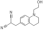 CAS 登录号：142978-25-4， {[1-(2-羟基乙基)-1,2,3,4-四氢-6-喹啉基]甲基}丙二腈