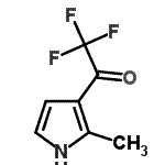 CAS#: 142991-74-0, 2,2,2-Trifluoro-1-(2-Methyl-1H-Pyrrol-3-Yl)Ethanone
