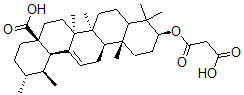 CAS#: 143070-05-7, Ursa-12-ene-28-oic acid 3-propanedioic acid monoester