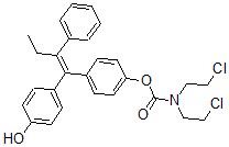 CAS#: 143134-33-2, [4-[(Z)-1-(4-Hydroxyphenyl)-2-Phenylbut-1-Enyl]Phenyl] N,N-Bis(2-Chloroethyl)Carbamate