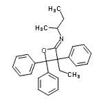 CAS#: 14316-99-5, (2Z)-N-Sec-Butyl-3-Ethyl-3,4,4-Triphenyl-2-Oxetanimine