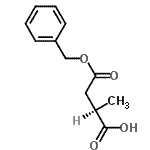 CAS 登录号：143225-23-4， (2R)-4-(苄氧基)-2-甲基-4-氧代丁酸