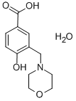 CAS#: 143269-99-2, 4-Hydroxy-3-(4-Morpholinylmethyl)-Benzoic Acid Hydrate (1:2)