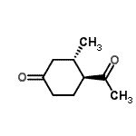CAS 登录号：143392-15-8， (3S,4S)-4-乙酰基-3-甲基环己酮