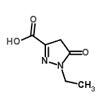 CAS 登录号：143392-60-3， 1-乙基-5-氧代-4H-吡唑-3-羧酸