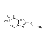 CAS#: 143413-54-1, 7-Ethoxy-1H-Pyrazolo[5,1-c][1,2,4]Thiadiazine 2,2-Dioxide