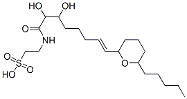 CAS 登录号：143413-77-8， 2-[[(E)-2,3-二羟基-8-(6-戊基四氢吡喃-2-基)辛-7-烯酰基]氨基]乙烷磺酸