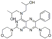 CAS#: 14343-30-7, 1,1-((2,7-Dimorpholino-6-phenyl-4-pteridinyl)imino)di-2-propanol