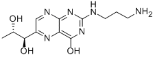 CAS 登录号：143460-23-5， 2-(3-氨基丙基氨基)-6-[(1R,2S)-1,2-二羟基丙基]-1H-蝶啶-4-酮