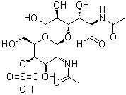 CAS#: 143502-17-4, 2-(Acetylamino)-4-O-[2-(Acetylamino)-2-Deoxy-4-O-Sulfo-beta-D-Galactopyranosyl]-2-Deoxy-D-Glucose